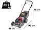 Honda HRG 416 XB - Tagliaerba a batteria - 36V/4Ah - Taglio 41 cm