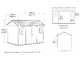 Keter Signature Walnut 7511/1175 - Casetta da giardino - Con finestre - 230x350x246 cm
