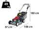 Honda HRD 536 HX - Tagliaerba a scoppio trazionato - Honda GXV 160 - Taglio 53 cm