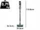 Shark PowerDetect Pro Max IP1251EUT - Aspirapolvere - Scopa elettrica 2 in 1 - Batteria da 21.6 V