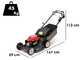 Honda HRX 537 HY - Tagliaerba a scoppio trazionato - Honda GCVx 200 - Taglio 53 cm