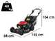 Honda HRN 536 VY - Tagliaerba a scoppio semovente - Honda GCVx 170 - Taglio 53 cm
