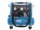 OUTLET - DA ESPOSIZIONE - ABAC PORTABLE ROLLCAGE OS15P - Compressore aria elettrico monofase silenziato, oil-less - Motore 1.5 HP - 9 lt