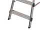 Facal Golden GLD/7, 7 gradini, 2.08 m - Scalandrino in alluminio con cavalletto - Altezza stimata operativa 3.35 m
