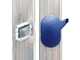 Facal Golden GLD/7, 7 gradini, 2.08 m - Scalandrino in alluminio con cavalletto - Altezza stimata operativa 3.35 m