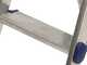 Facal Golden GLD/7, 7 gradini, 2.08 m - Scalandrino in alluminio con cavalletto - Altezza stimata operativa 3.35 m