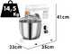 Fimar Easyline BH5 - Impastatrice Planetaria - Vasca da 4.7 litri