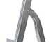 Facal Maxi GM/5M, 5 gradini, 1.66 m - Scalandrino in alluminio con cavalletto - Altezza stimata operativa 2.95 m