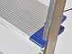 Facal Maxi GM/5M, 5 gradini, 1.66 m - Scalandrino in alluminio con cavalletto - Altezza stimata operativa 2.95 m