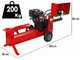 Spaccalegna a scoppio 16T - Orizzontale - Loncin 200F