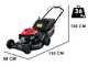 Honda HRN 536 VK - Tagliaerba a scoppio semovente - Honda GCVx 170 - Taglio 53 cm
