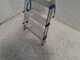 OUTLET - PICCOLI DIFETTI ESTETICI - Colombo Atlantica, 8 gradini, 2.33mt - Scalandrino in alluminio con cavalletto