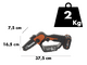 Worx WG324E.9 - Potatore manuale a batteria 20V - SENZA BATTERIE E CARICABATTERIE