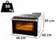 Macte Ovens Nettuno ADVANCED Nero - Forno elettrico per pizza -  2975 W