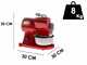 OUTLET - PICCOLI DIFETTI ESTETICI - Fama Mignon GM Rosso - Grattugia elettrica in alluminio lucidato - 380W