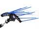 Campagnola HERCULES 58V - Abbacchiatore elettrico 235/320 cm a batteria a litio 50.4V 14Ah - Asta telescopica in alluminio