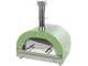 Clementi Gold - Forno a legna per pizza da esterno - Camera di cottura 80 x 60 - 4 pizze - Verde