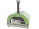 Clementi Gold - Forno a legna per pizza da esterno - Camera di cottura 80 x 60 - 4 pizze - Verde