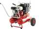 OUTLET - UTILIZZATO PER PROVA - Motocompressore a scoppio Tornado Double F 750 con motore Honda GX200 - 6HP