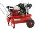 OUTLET - UTILIZZATO PER PROVA - Motocompressore a scoppio Tornado Double F 750 con motore Honda GX200 - 6HP