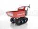 GeoTech Pro GeoPorter 330D - Motocarriola cingolata cassone dumper con 4 rulli - 300Kg