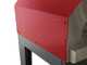 OUTLET - DIFETTI ESTETICI - Rossofuoco Nonna Luisa Rosso - Forno a legna da esterno con carrello