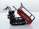 GeoTech Pro GeoPorter 330E - Motocarriola cingolata cassone estensibile con 4 rulli - 300Kg