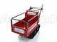 GeoTech Pro GeoPorter 330E - Motocarriola cingolata cassone estensibile con 4 rulli - 300Kg