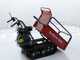 GeoTech Pro GeoPorter 330E - Motocarriola cingolata cassone estensibile con 4 rulli - 300Kg