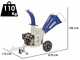 BullMach ZEUS 60 D - Biotrituratore a scoppio - Motore Ducar DH212