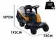 Stiga SWIFT 372e - Rider trattorino tagliaerba a batteria 48V/20Ah - Larghezza di taglio 72 cm