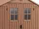 OUTLET - PICCOLI DIFETTI ESTETICI - Keter Darwin marrone - Casetta da giardino - Con finestre frontali - 190x122x221 cm