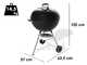 Weber Original Kettle 57 - Barbecue a carbone - Diametro griglia 57cm