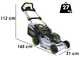 EGO LM1712E-SP - Tagliaerba a batteria trazionato - 56V/4Ah - Taglio 42 cm