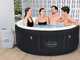Bestway Lay-Z-Spa Miami AirJet 60001 nera - &Oslash;180x66 cm - Piscina idromassaggio spa per 3-4 Persone
