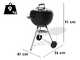 Weber Bar-B-Kettle 1502055 - Barbecue a carbone - Diametro griglia 47cm