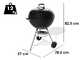Weber Bar-B-Kettle 1502062 - Barbecue a carbone - Diametro griglia 57cm