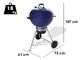 Weber Master Touch GBS C-5755 Ocean Blue - Barbecue a carbone