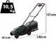 Bosch Rotak18V-32 - Tagliaerba a batteria - 18V/4Ah - Taglio 32 cm + in omaggio 2 batterie 18V 4Ah e caricatore
