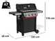 Weber Spirit E-435 - Barbecue a gas - Fornello laterale