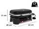 Weber Lumin Black 1502045 - Barbecue elettrico portatile - Griglia 49x33 cm