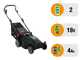 Bosch Rotak18V2-43 - Tagliaerba a batteria - 2X18V/4Ah - Taglio 43 cm