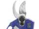 BullMach DIVIANE 25 - Forbice elettrica a batteria + Asta telescopica 130-200 cm - 2x21V 2Ah