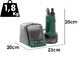 Bosch GardenPump 18V-2000 - Pompa sommersa a batteria - 18V 2.5Ah + in omaggio 1 batteria 18V 2.5Ah e caricatore