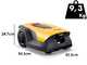 Stiga Vista A 25v - Robot rasaerba - Senza impianto - con batteria E-Power da 6,0 Ah