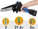 Vesco X150 - Potatore a batteria manuale - 2 batterie da 21.6V 2.5Ah
