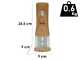 RGV Cheesy Legno - Grattugia elettrica cordless da tavolo - 30 W