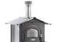 Fontana Gusto - Forno a legna da esterno 100X65 cm - Display digitale