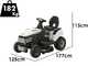 Blackstone CONDOR 98-170 LM-H - Trattorino tagliaerba con cambio idrostatico - Scarico laterale - Mulching