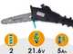 Vesco X150AT - Potatore a batteria su asta telescopica - 160-250 cm - 2x 21.6V 2.5Ah